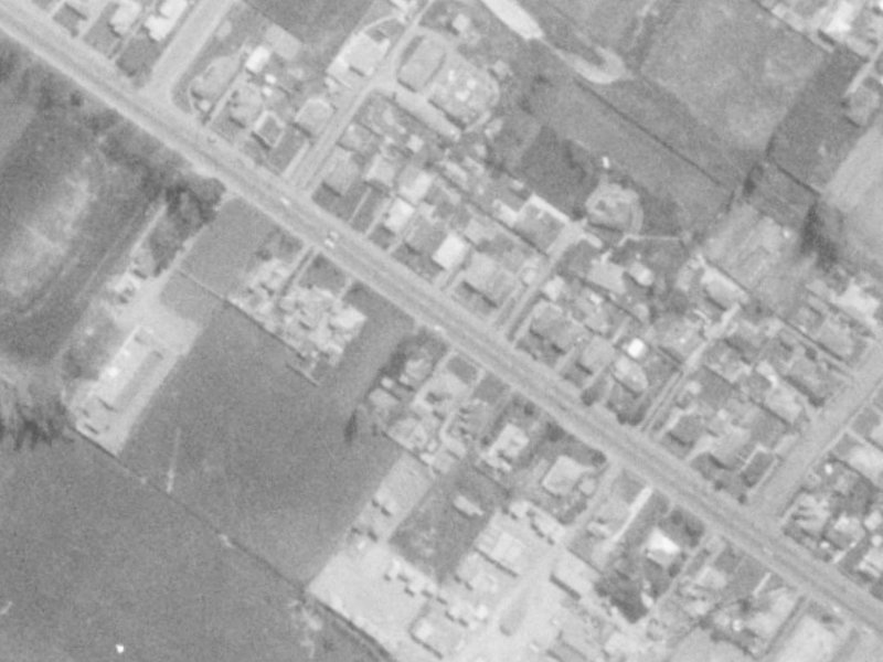 41 Sawyers Arms Road from the air, 1975-1979
