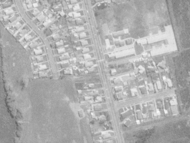 167 Burwood Road from the air, 1975-1979