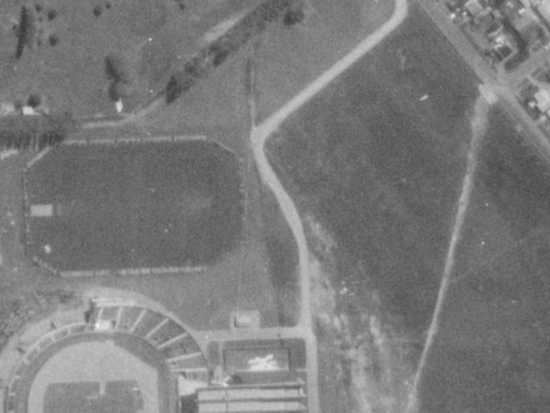 40 Ascot Avenue from the air, 1975-1979