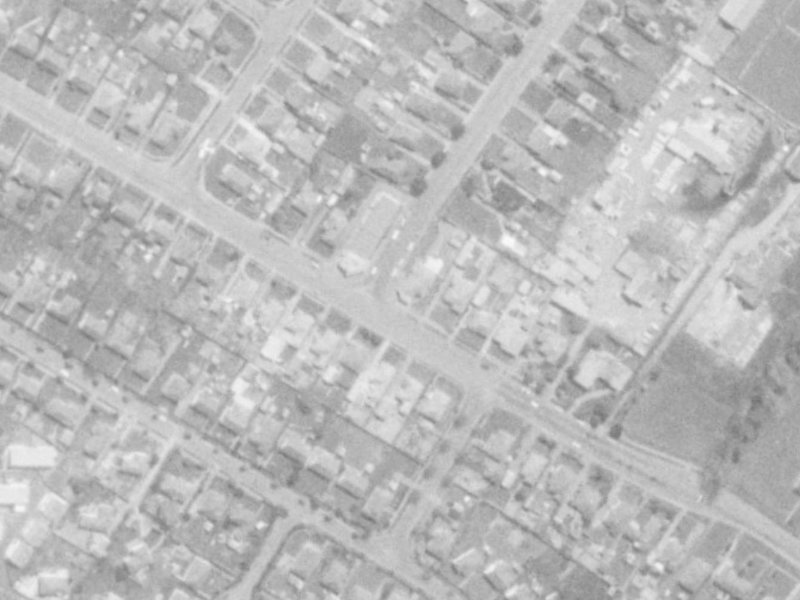 166 Langdons Road from the air, 1975-1979