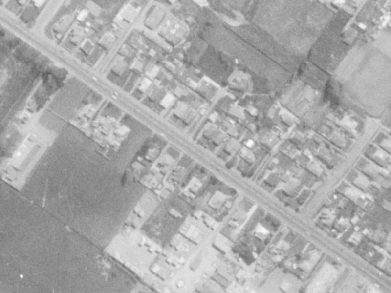 26A Sawyers Arms Road from the air, 1975-1979