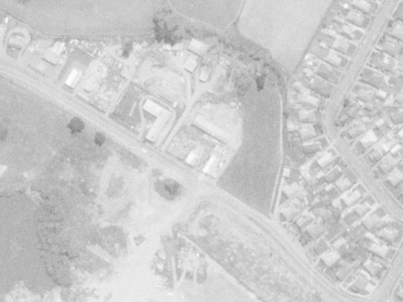 496 Wairakei Road from the air, 1975-1979