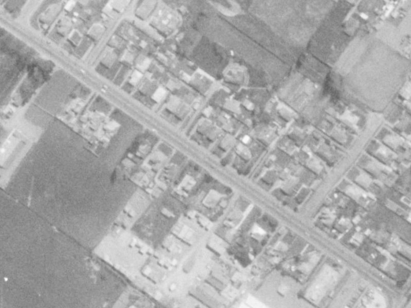 24D Sawyers Arms Road from the air, 1975-1979