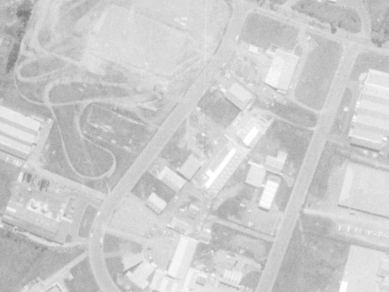 32 Sheffield Crescent from the air, 1975-1979