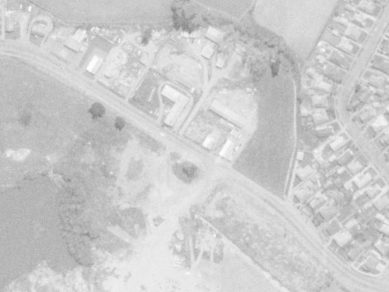 499 Wairakei Road from the air, 1975-1979