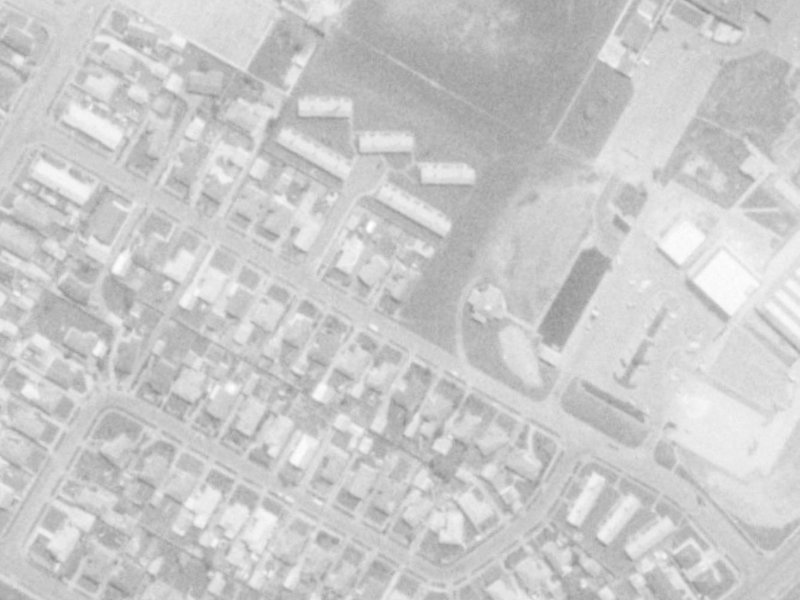 20 Raleigh Street from the air, 1975-1979
