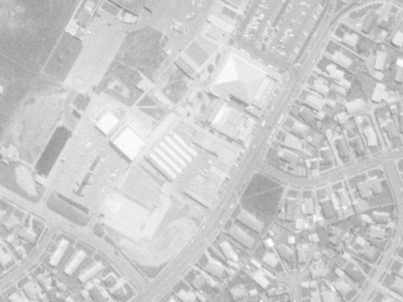7 Bishopdale Ct from the air, 1975-1979