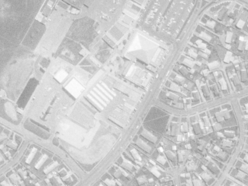 3 Bishopdale Ct from the air, 1975-1979