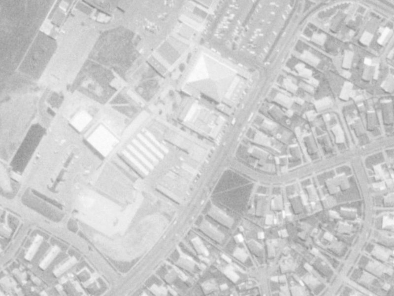 1 Bishopdale Court from the air, 1975-1979