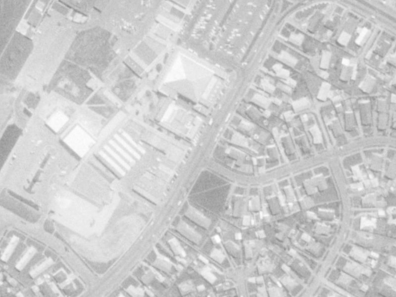 2 Bishopdale Court from the air, 1975-1979