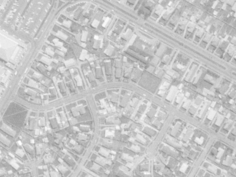 20 Eastling Street from the air, 1975-1979