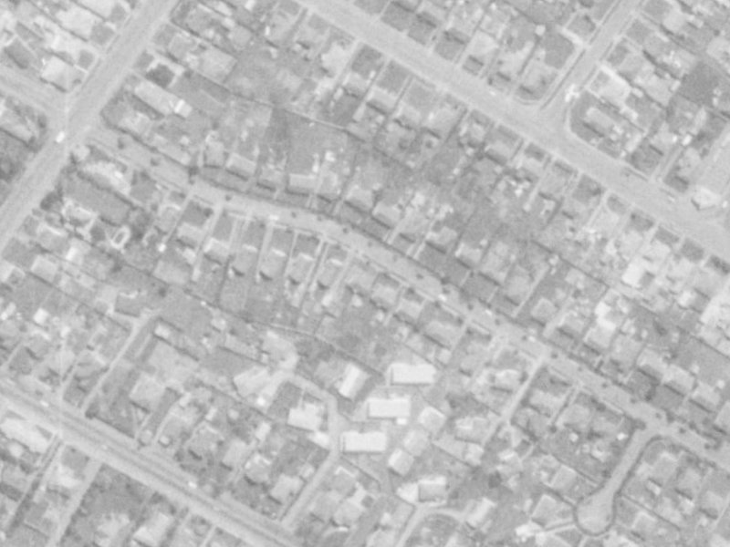 95 Hoani Street from the air, 1975-1979