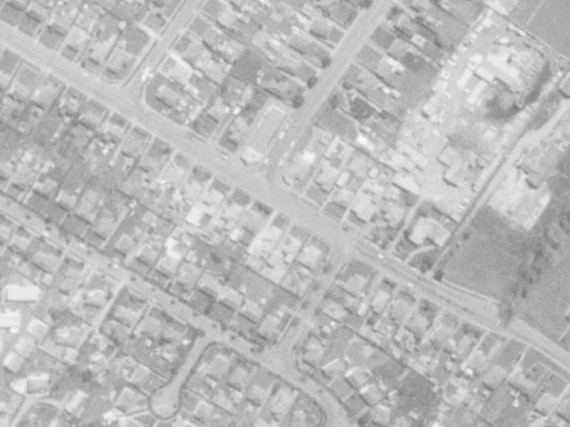 149 Langdons Road from the air, 1975-1979