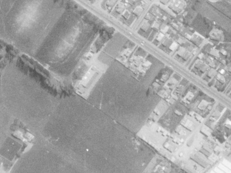Sawyers Arms Road from the air, 1975-1979