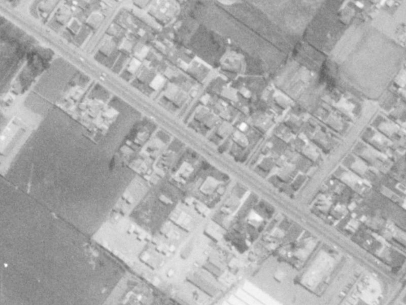 22A Sawyers Arms Road from the air, 1975-1979
