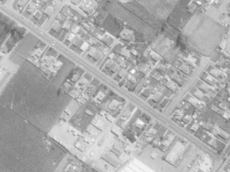 22 Sawyers Arms Road from the air, 1975-1979