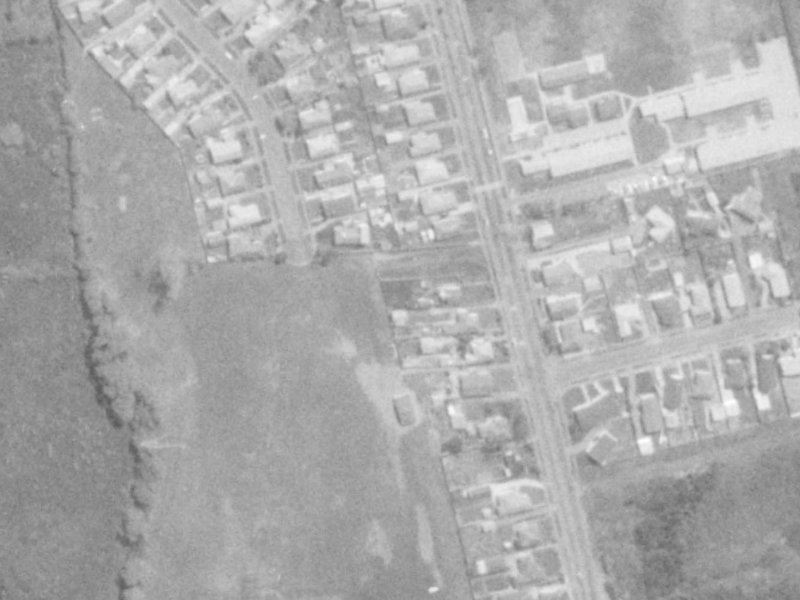 163A Burwood Road from the air, 1975-1979