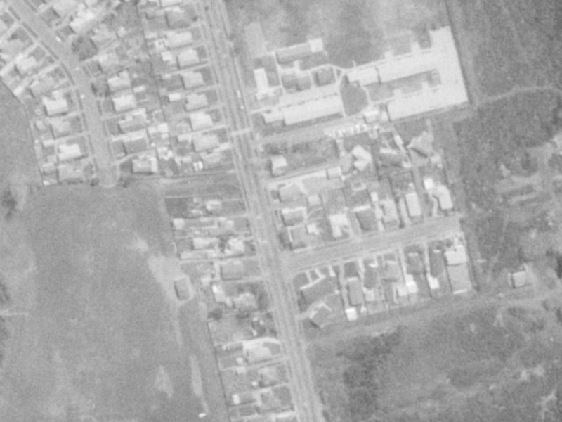 156 Burwood Road from the air, 1975-1979