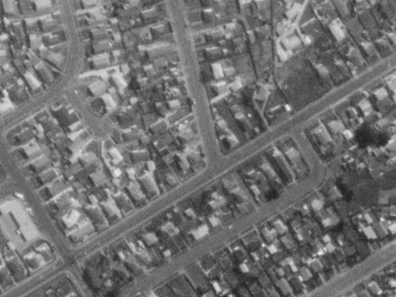 76 Britannia Street from the air, 1975-1979