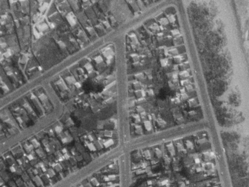 15 Jutland Street from the air, 1975-1979