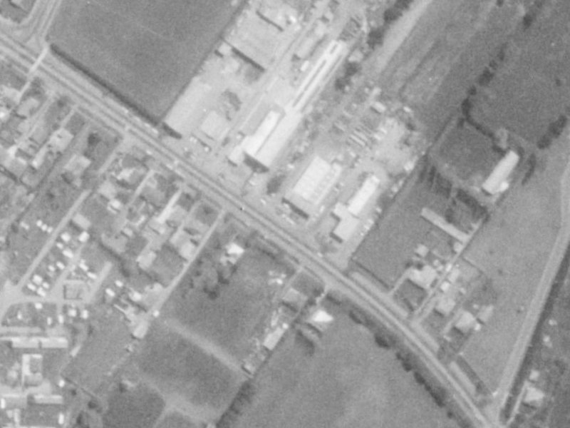 504 Cranford Street from the air, 1975-1979