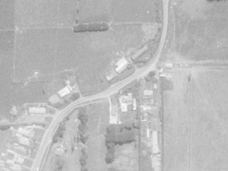 514 Hills Road from the air, 1975-1979
