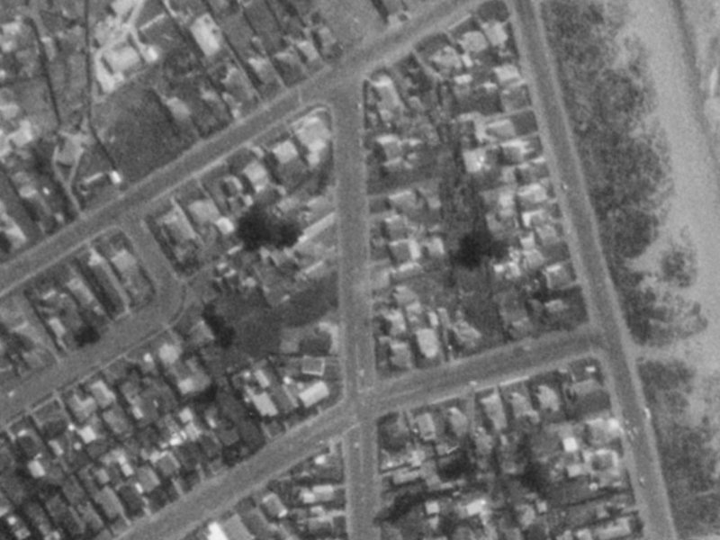 17 Jutland Street from the air, 1975-1979