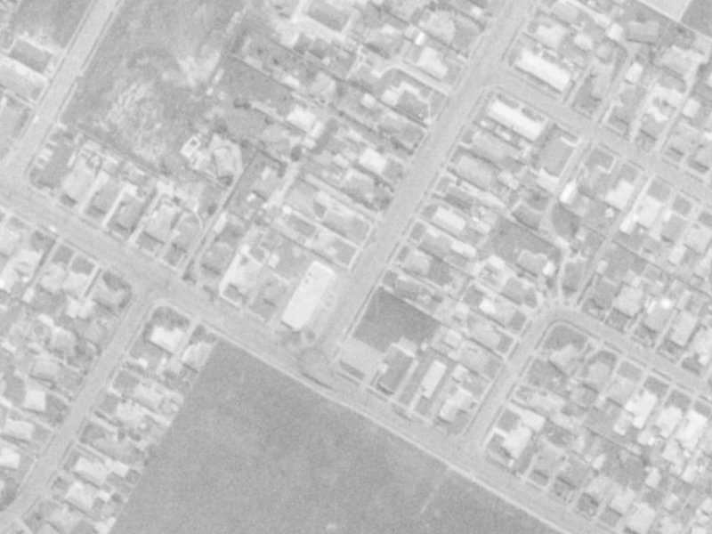 2A Leacroft Street from the air, 1975-1979