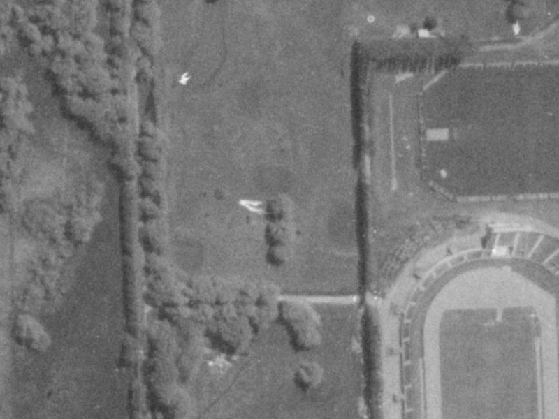 Frosts Road from the air, 1975-1979