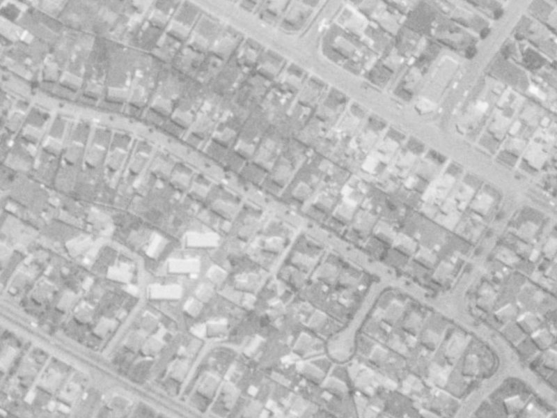 82 Hoani Street from the air, 1975-1979