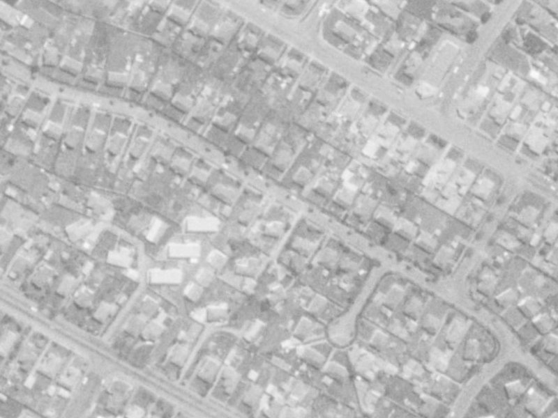 83 Hoani Street from the air, 1975-1979