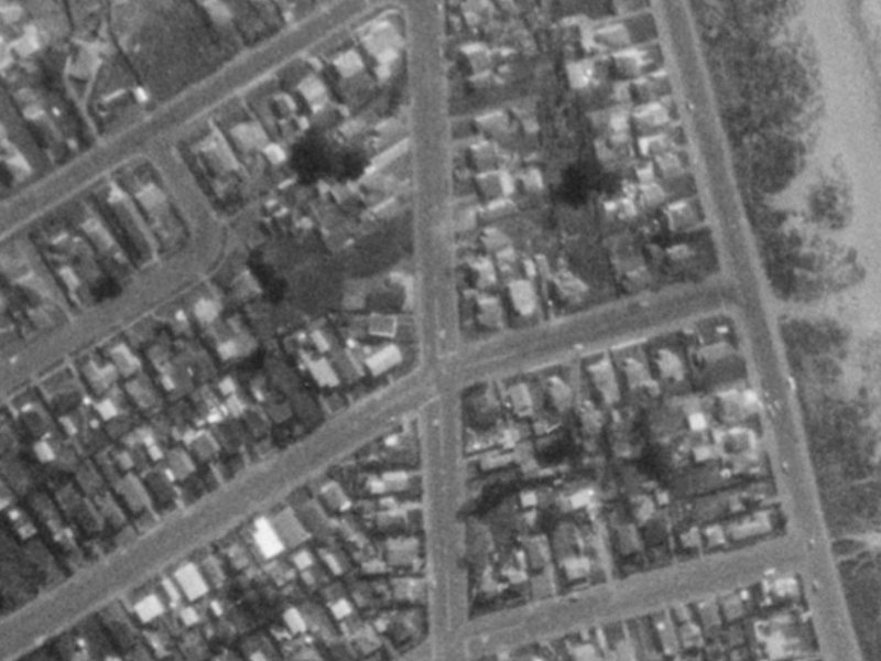 29 Jutland Street from the air, 1975-1979