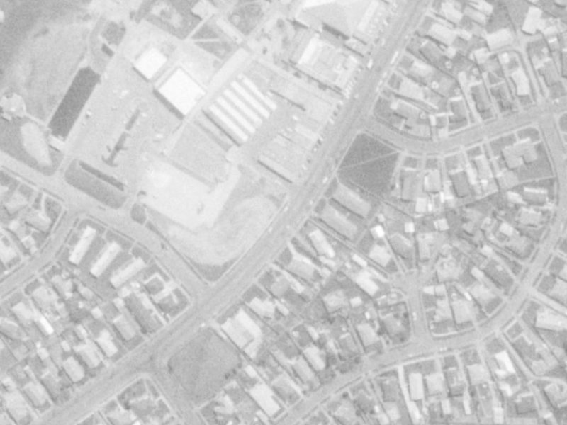 113 Farrington Avenue from the air, 1975-1979