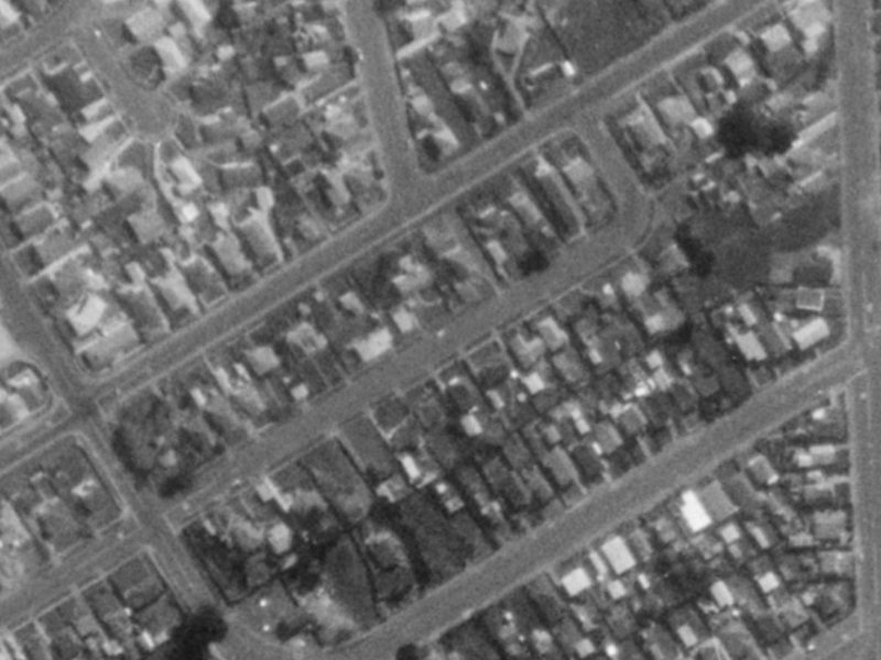 42 Tedder Avenue from the air, 1975-1979