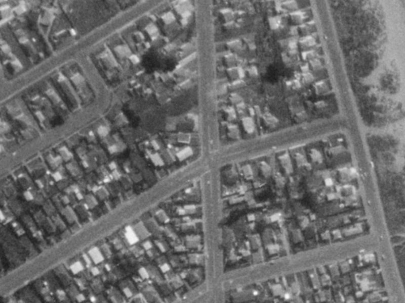 18 Jutland Street from the air, 1975-1979