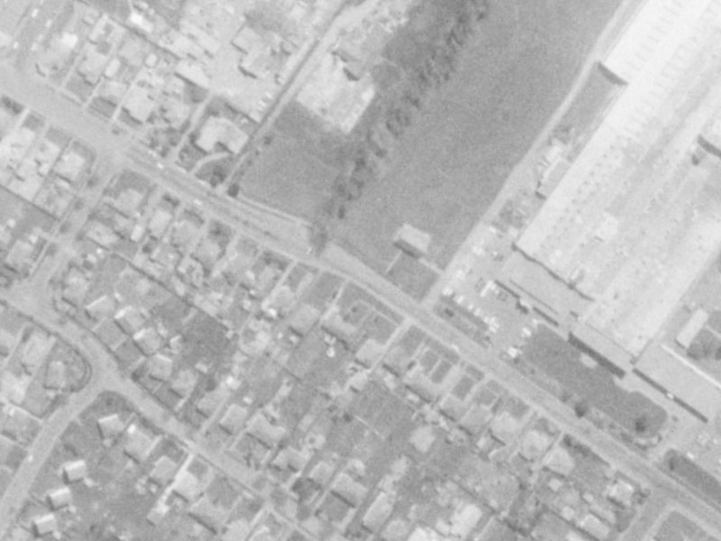 125 Langdons Road from the air, 1975-1979