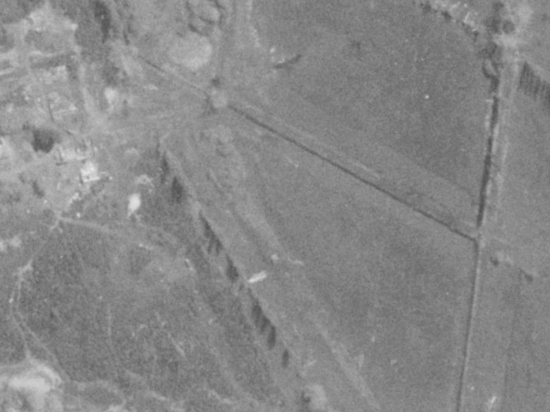 12 Travis Country Drive from the air, 1975-1979