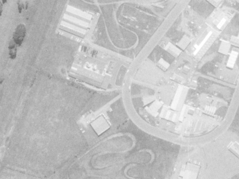 22 Sheffield Crescent from the air, 1975-1979