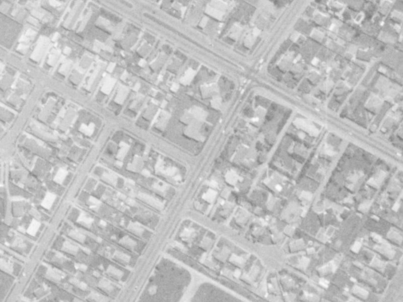 409 Greers Road from the air, 1975-1979