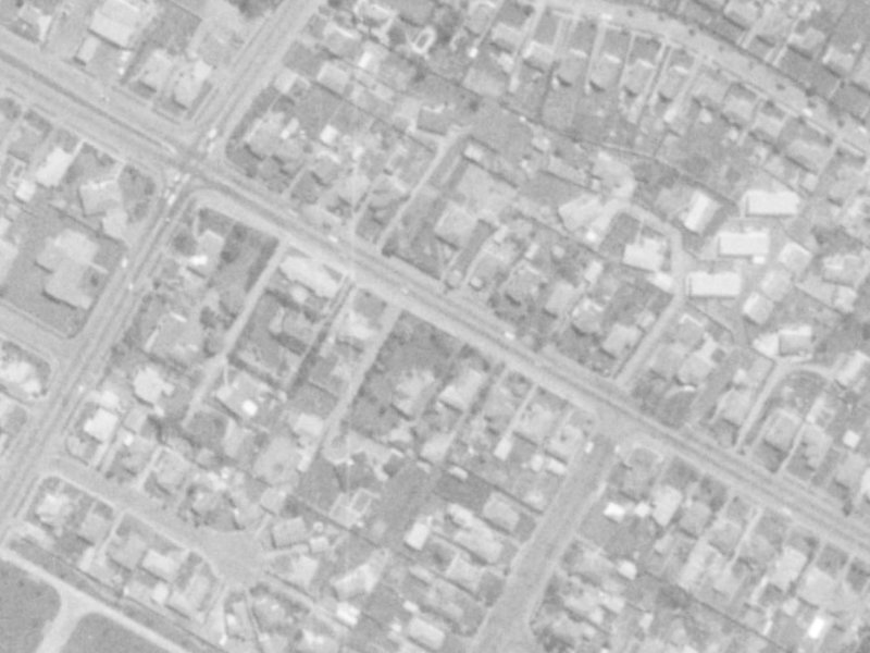 187 Harewood Road from the air, 1975-1979