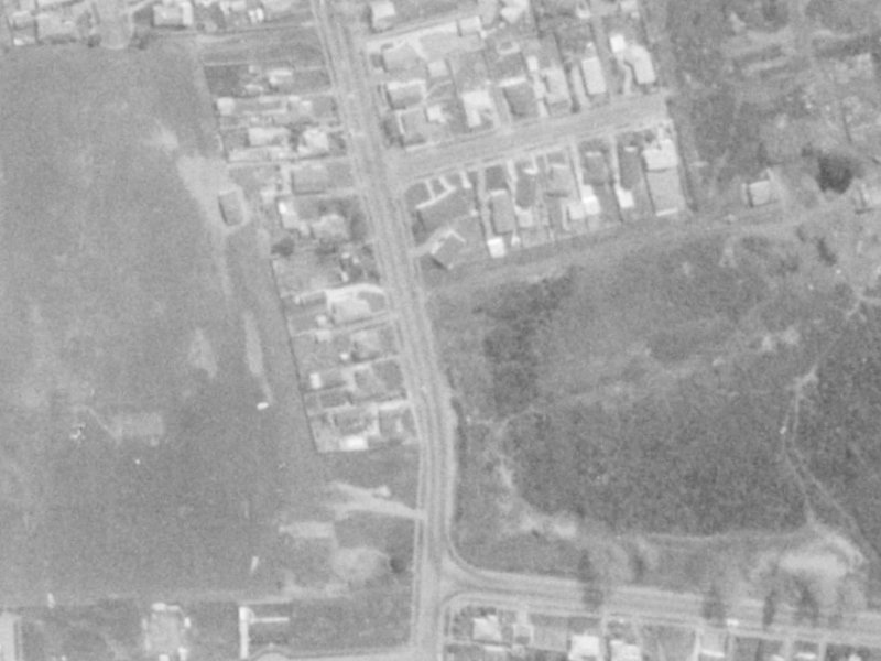 144 Burwood Road from the air, 1975-1979