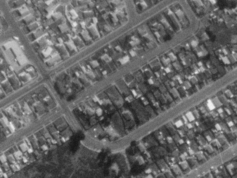 47 Tedder Avenue from the air, 1975-1979