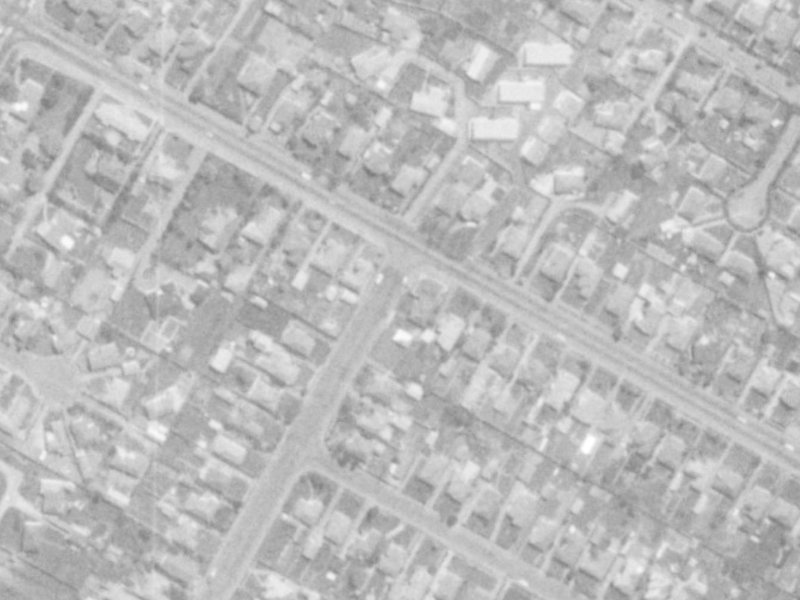 163 Harewood Road from the air, 1975-1979