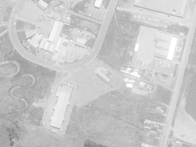 13 Sheffield Crescent from the air, 1975-1979