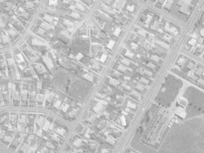 20 Armitage Street from the air, 1975-1979