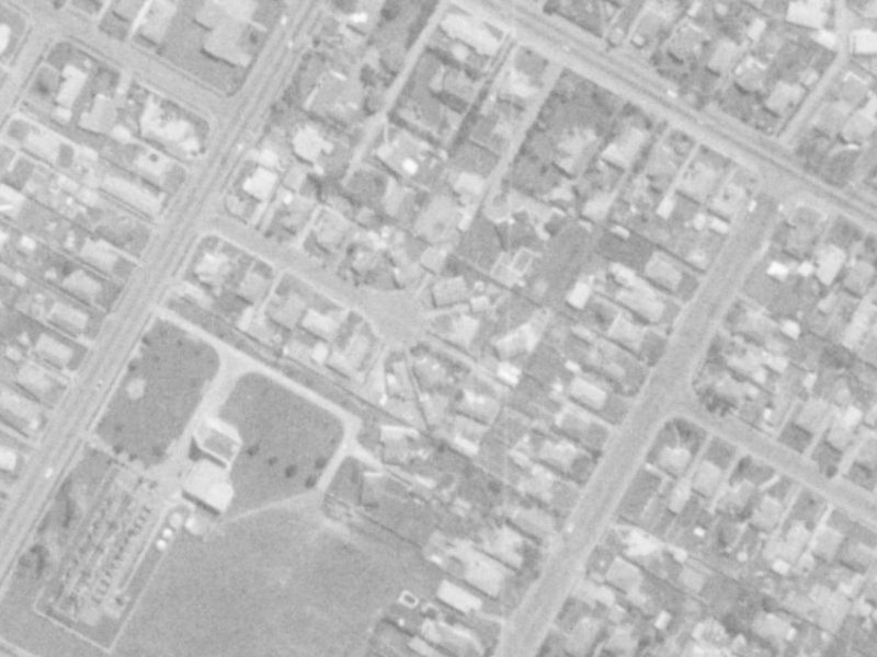 13 Ardmore Place from the air, 1975-1979