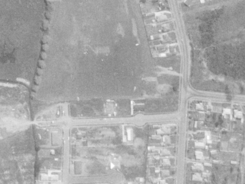67 Lakewood Drive from the air, 1975-1979