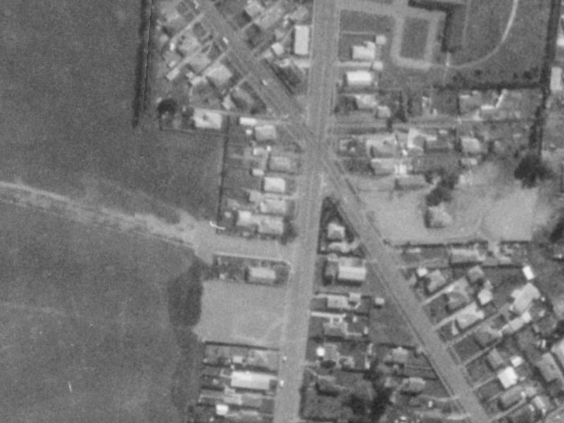 255 Bower Avenue from the air, 1975-1979
