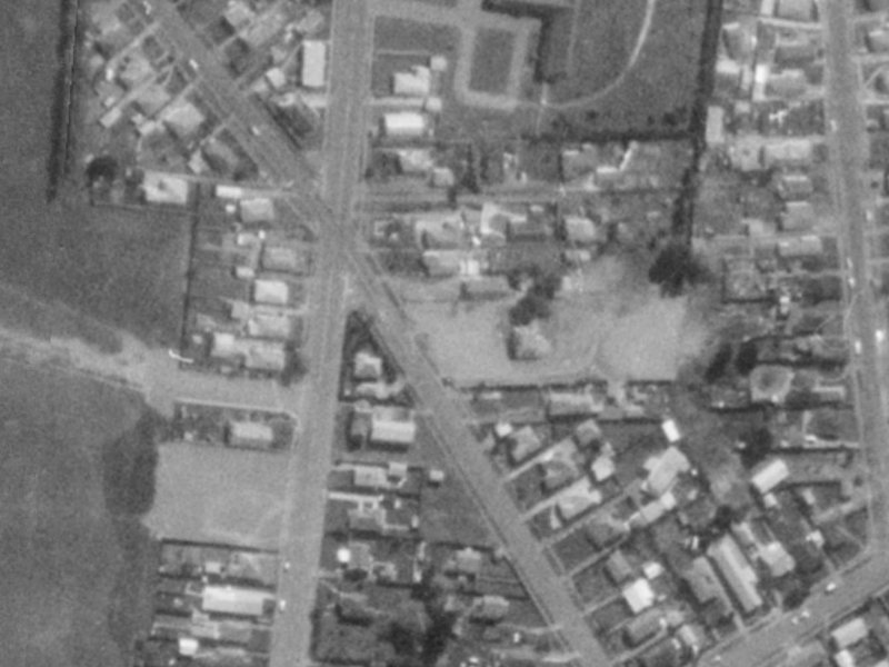 9B Marriotts Road from the air, 1975-1979