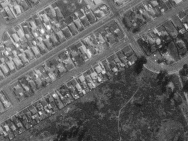 87 Tedder Avenue from the air, 1975-1979